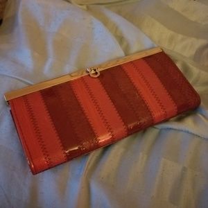 3/$20 Ladies  fashion red wallet